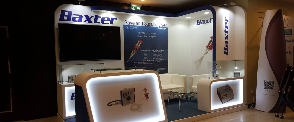 Maple Expo Execute Exhibition Stand For Baxter, Dubai