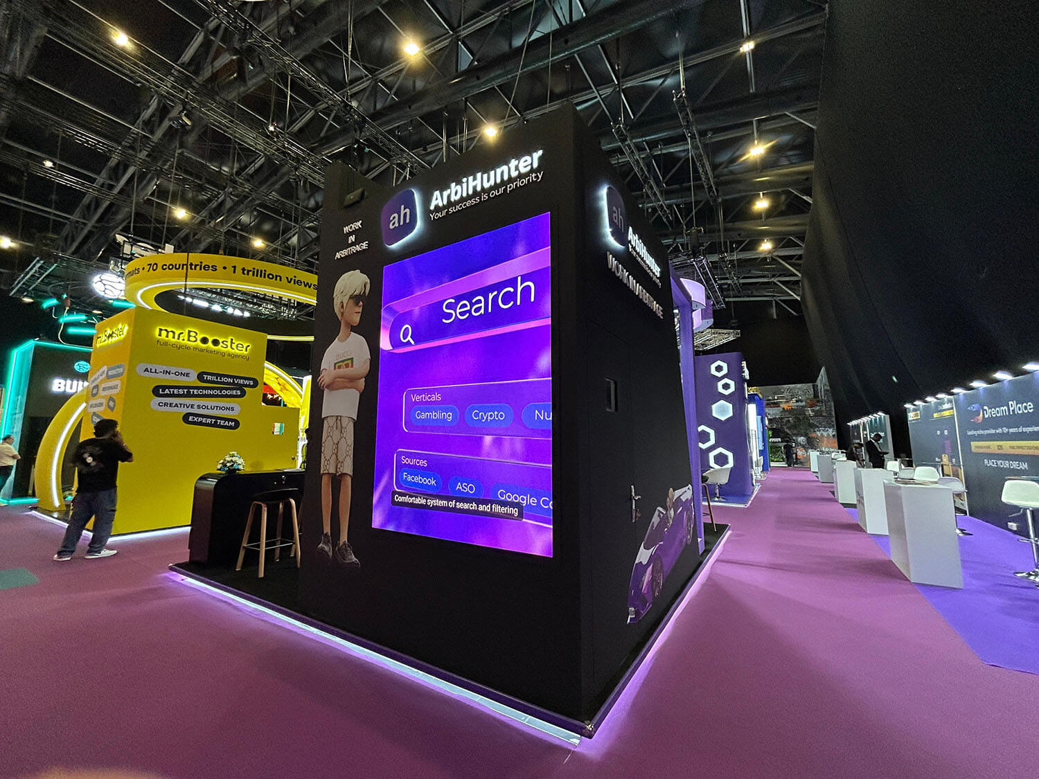Trade Show Booth Builder for Rental Booths UAE 2 exhibition stand company