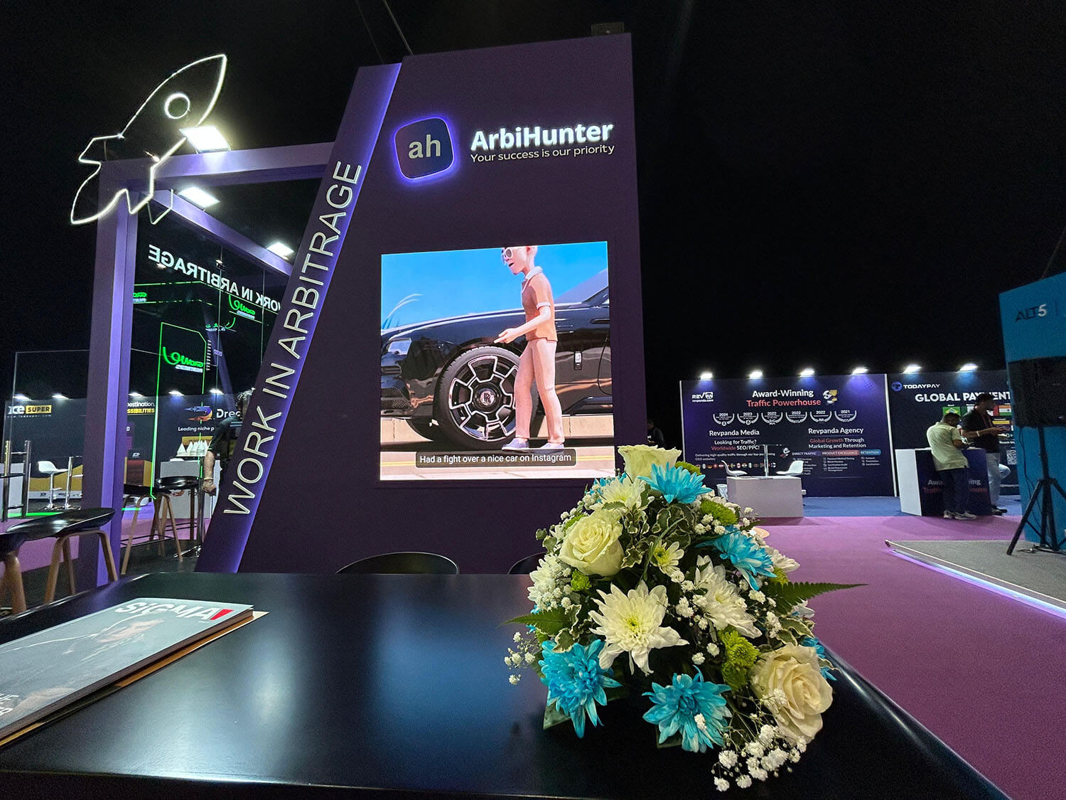 Trade Show Booth Builder for Rental Booths UAE 1 show booth builder